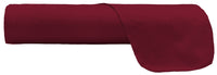 Lenzuolo Sopra in Tinta Unita Bordeaux Singolo