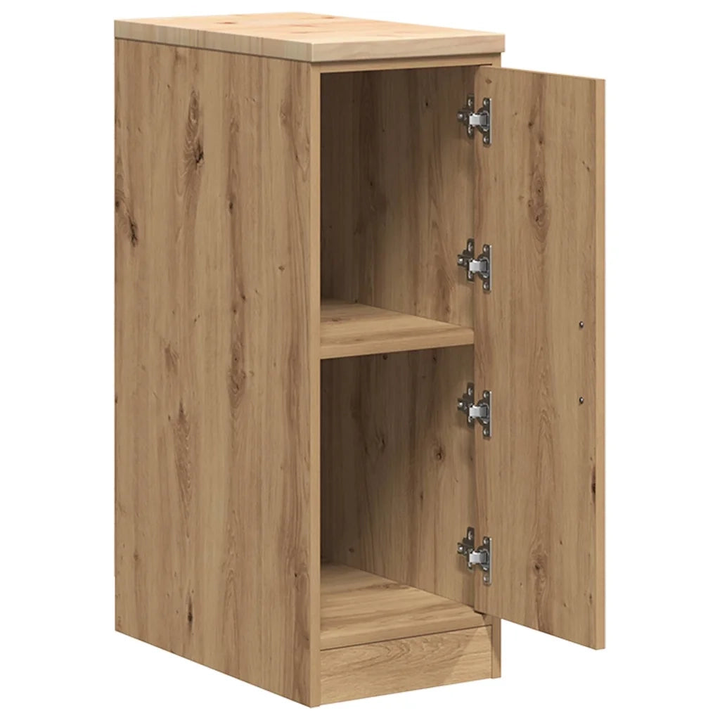 Armadietto per Garage in Rovere Artigianale 30x51x85 cm 860561