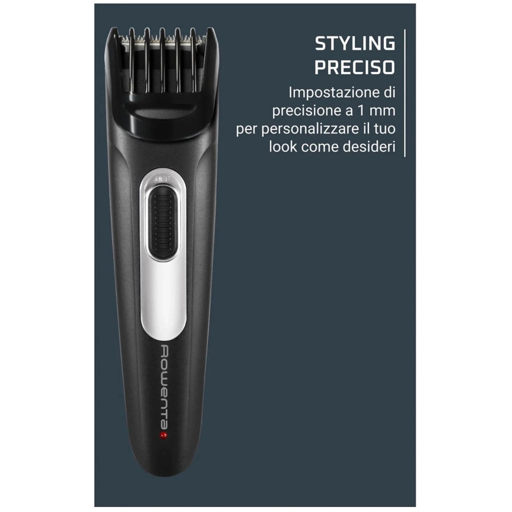 Rowenta Regolabarba  Ricaricabile Stylis TN2804 Black/Silver