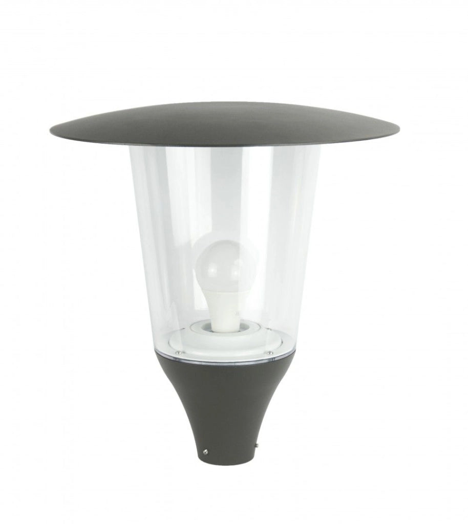 Lanterna da giardino METIS 1xE27 IP65 grigio scuro SU-MA