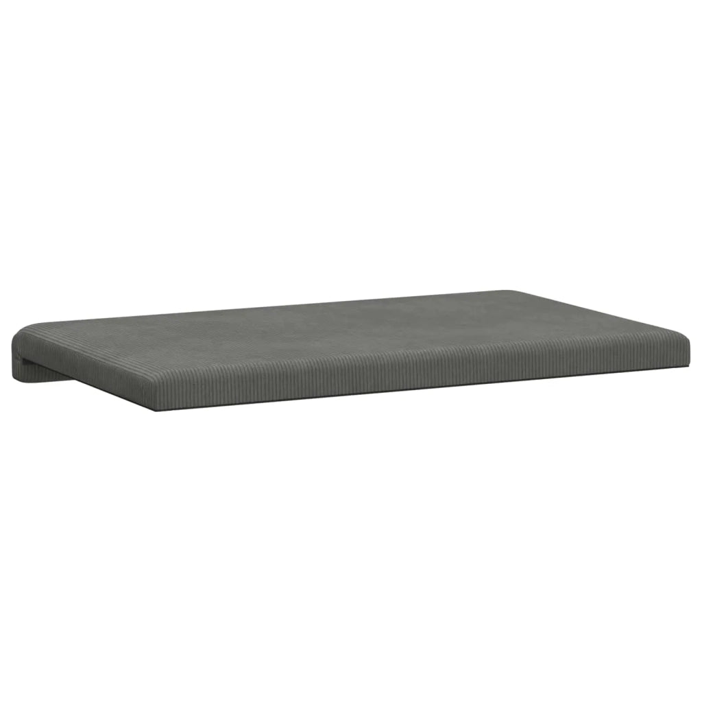 Cuscino per panchina corduroy Grigio Scuro Profondità 35 cm 42043213