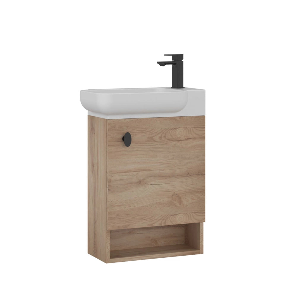 Mobile lavabo "Begonya 55" - 53 x 33 x 75 cm - Rovere