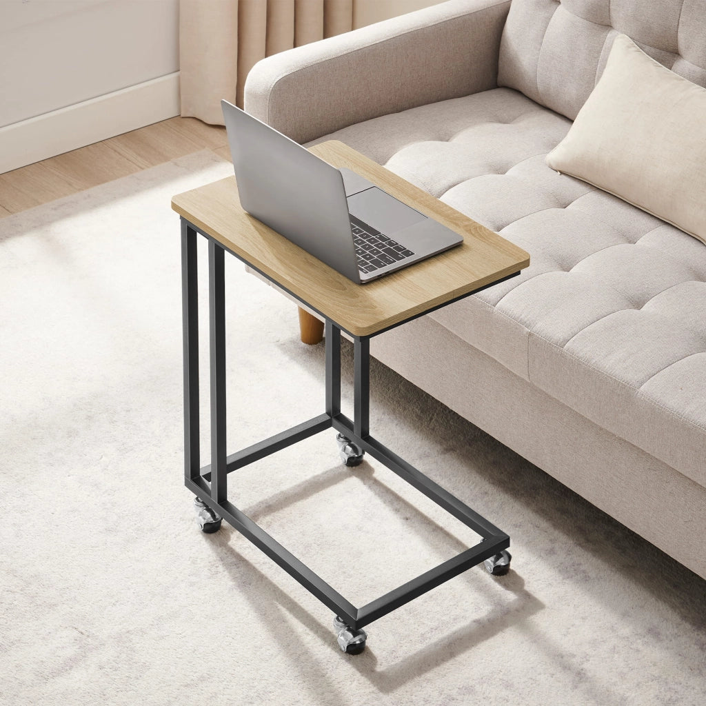 Tavolino da caffè Valora con ruote - Design compatto in rovere Sonoma