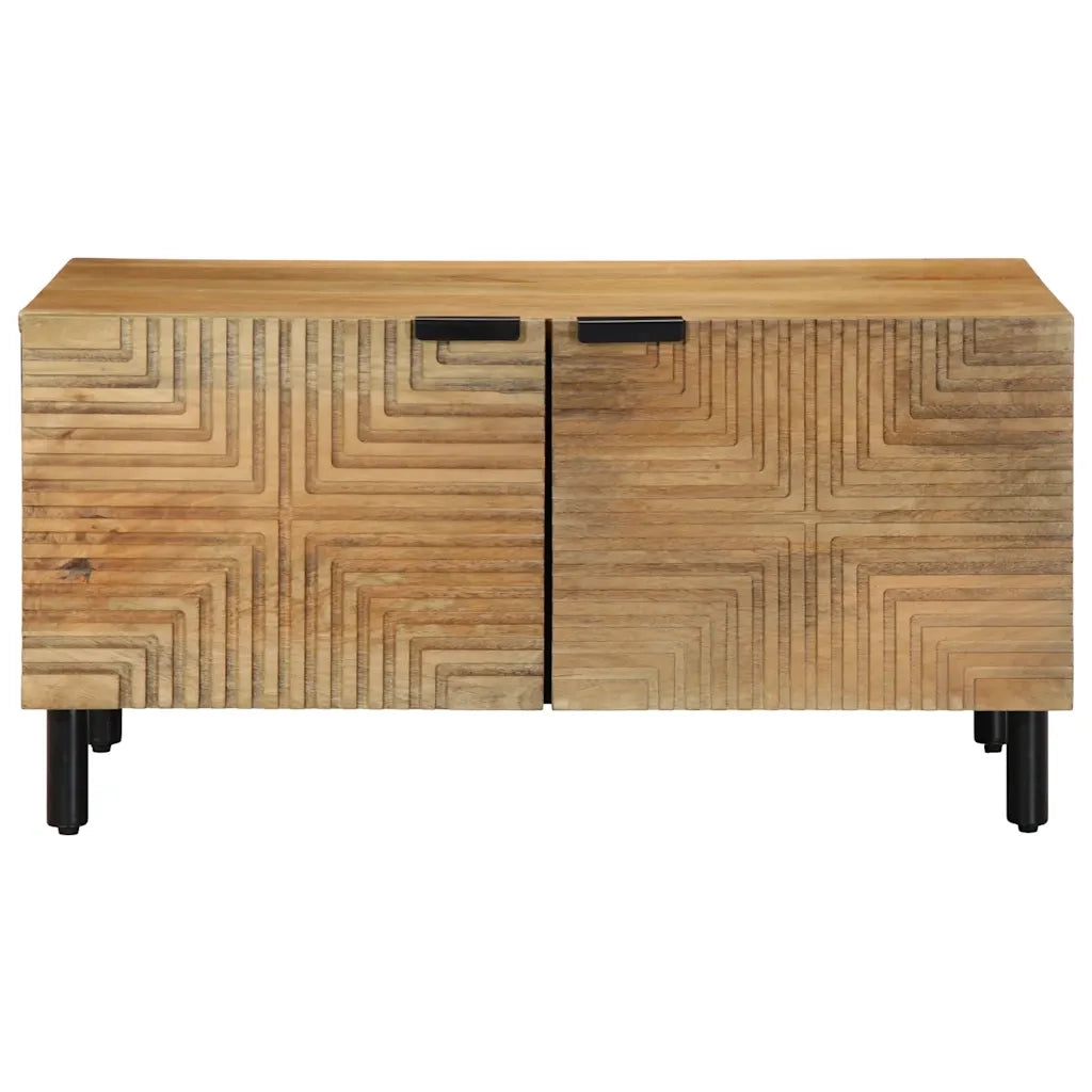 vidaXL Tavolino da Salotto Marrone 80x50x40 cm Legno Massello di Mango