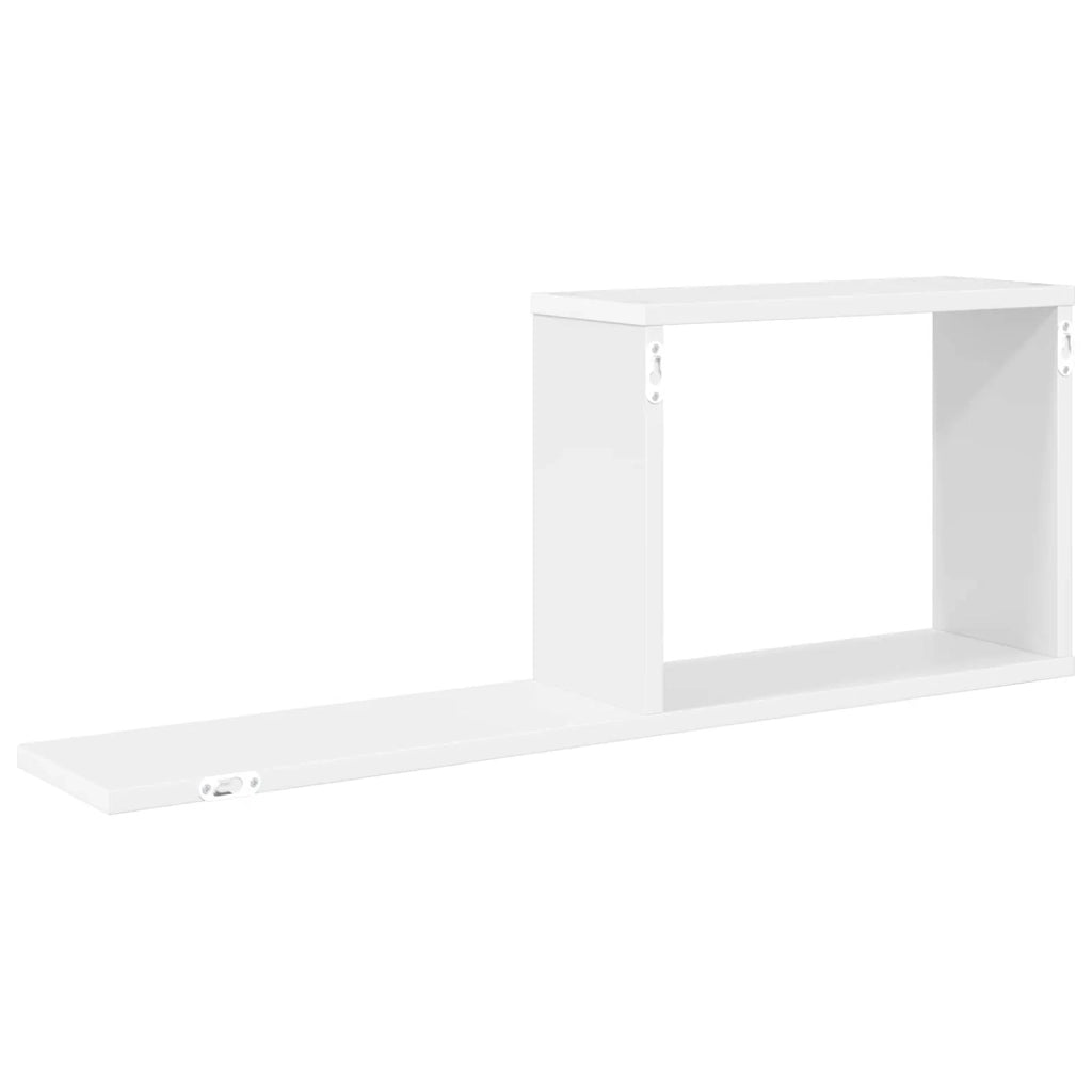 Scaffali flottanti 2 pcs Bianco 80 x 15 x 30 cm 8012317