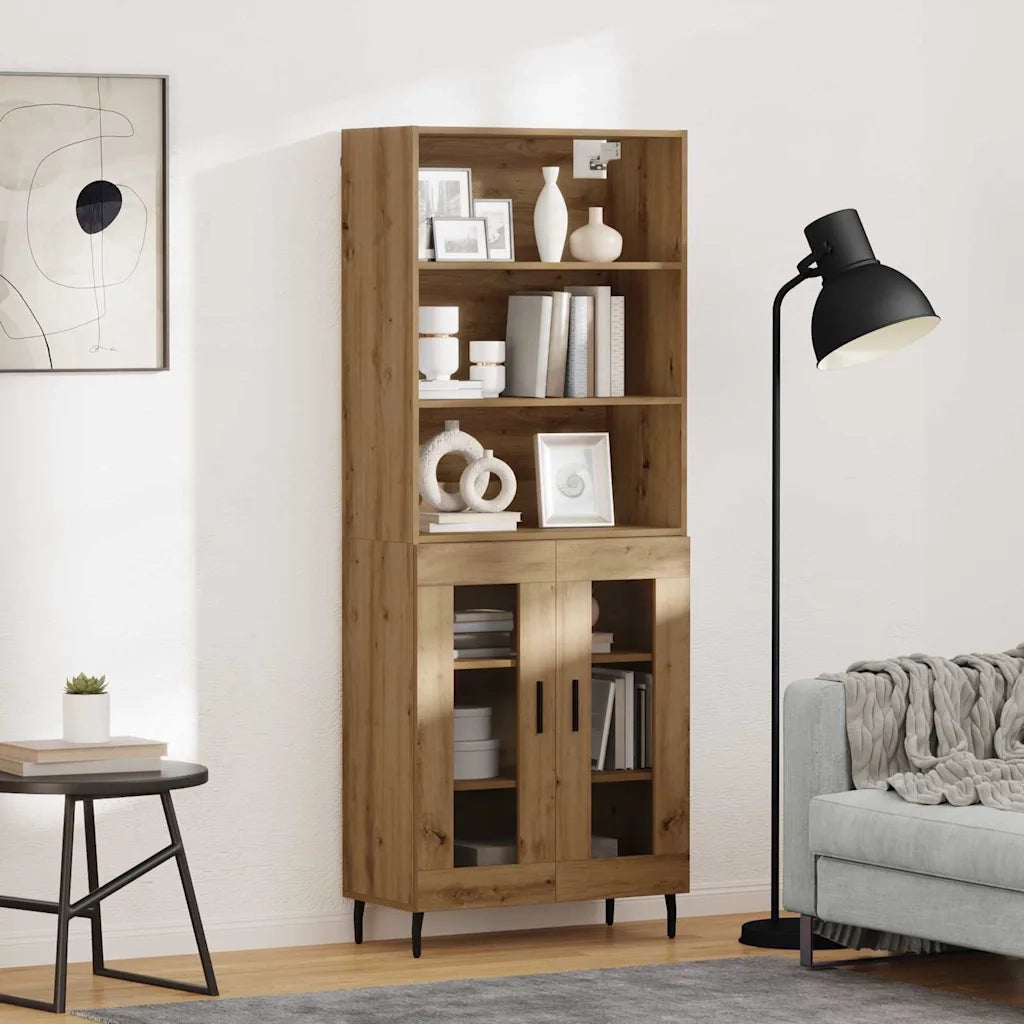 Credenza-Buffet-Armadio da cucina Rovere artigianale 69,5 x 34 x 180 cm 253267