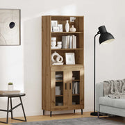 Credenza-Buffet-Armadio da cucina Rovere artigianale 69,5 x 34 x 180 cm 253267