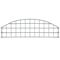 Set Recinzione da Giardino ad Arco 77,3x26 cm Verde 146101