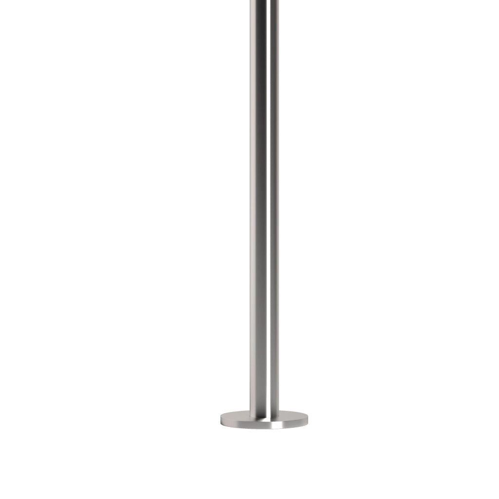 SINED Doccia Inox Satinato 316L Monocolo con Temporizzatore per Acqua Fredda e Soffione Antivandalo Ideale per Spazi Comunitari e Resistente alla Corrosione Modello DOCCIA INOX MONOCOLO