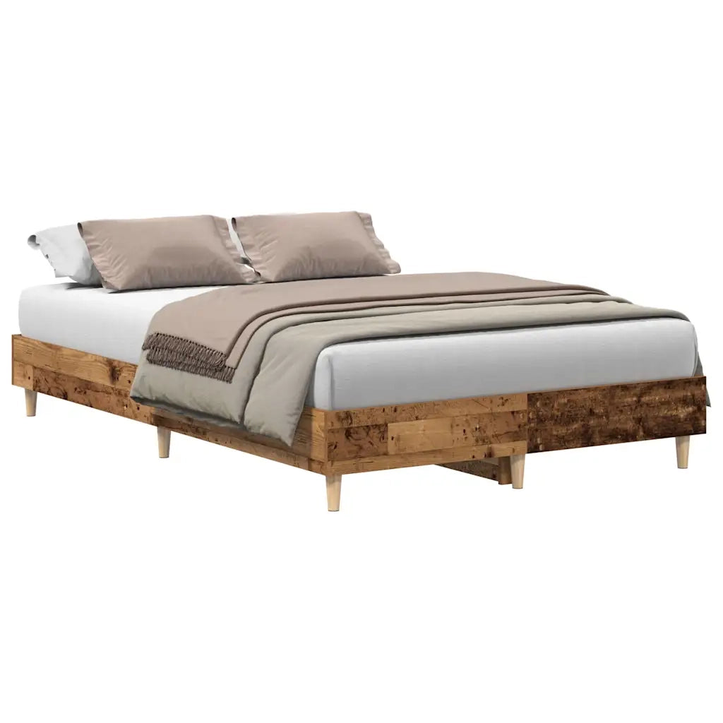 Giroletto senza Materasso Legno Antico 140x190 cm in Truciolato 861064
