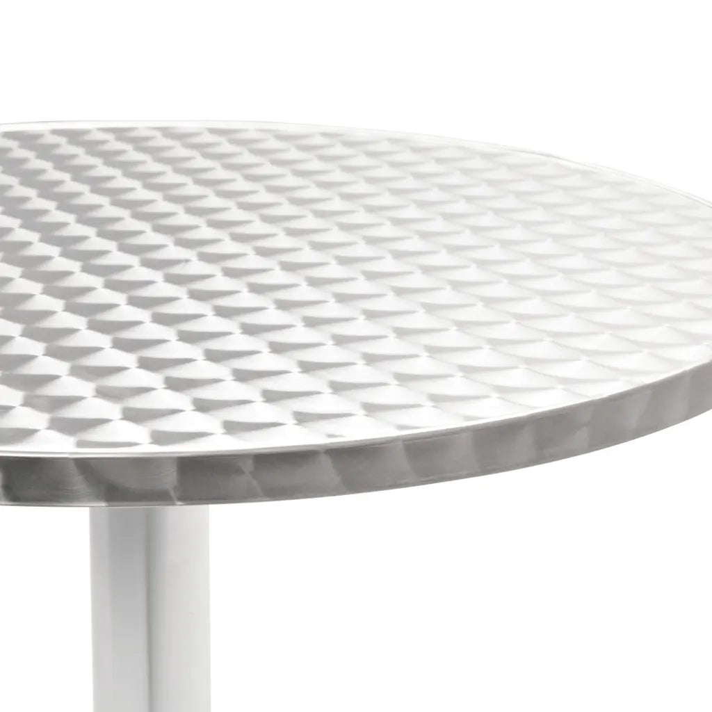 Set da Pranzo da Giardino 5 pz in Alluminio Argento 48720