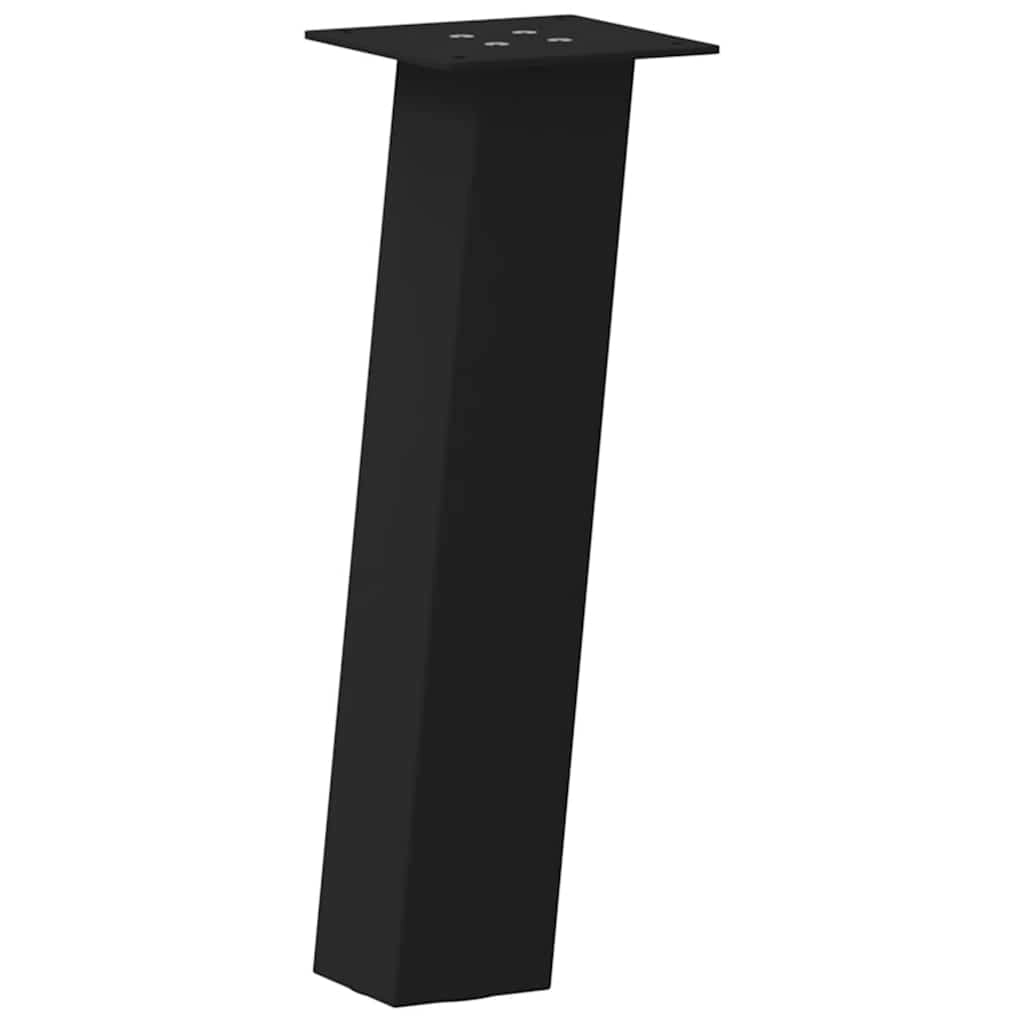 Set di 4 gambe moderne per tavolino da caffè in acciaio nero da 42 cm con un design pulito e funzionale 02_0056797
