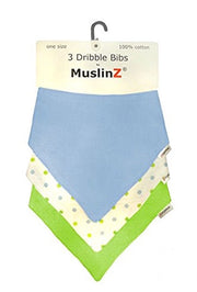 Panno di mussolina per bambini Toni Blu, modello Muzbibb-3