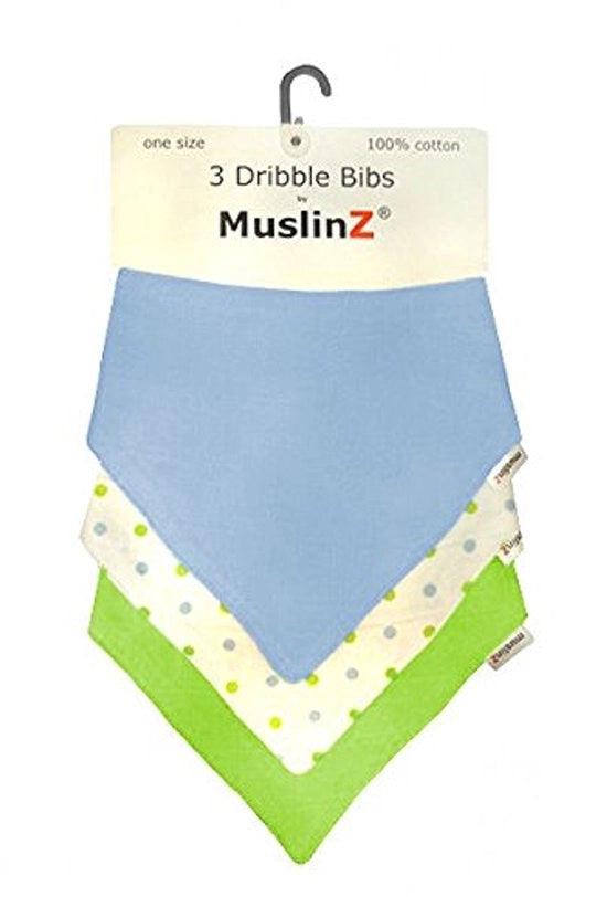 Panno di mussolina per bambini Toni Blu, modello Muzbibb-3