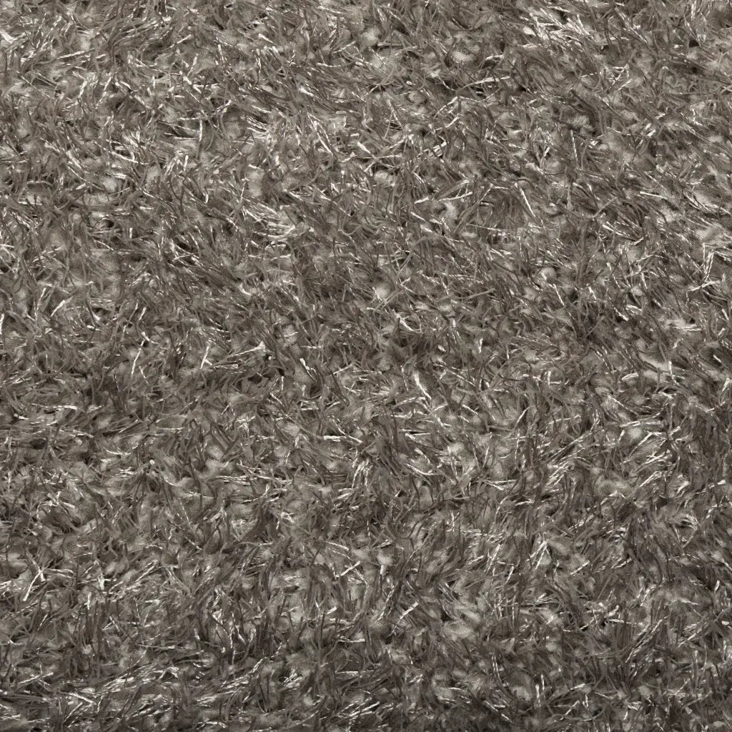 Tappeto del soggiorno | Tappeto a Pelo Lucido Lungo ISTAN Effetto Grigio 120x170 cm