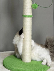 Allettamento Plus per gatti con corda in sisal naturale - Albero stabile per gatti - 72 x 30 cm