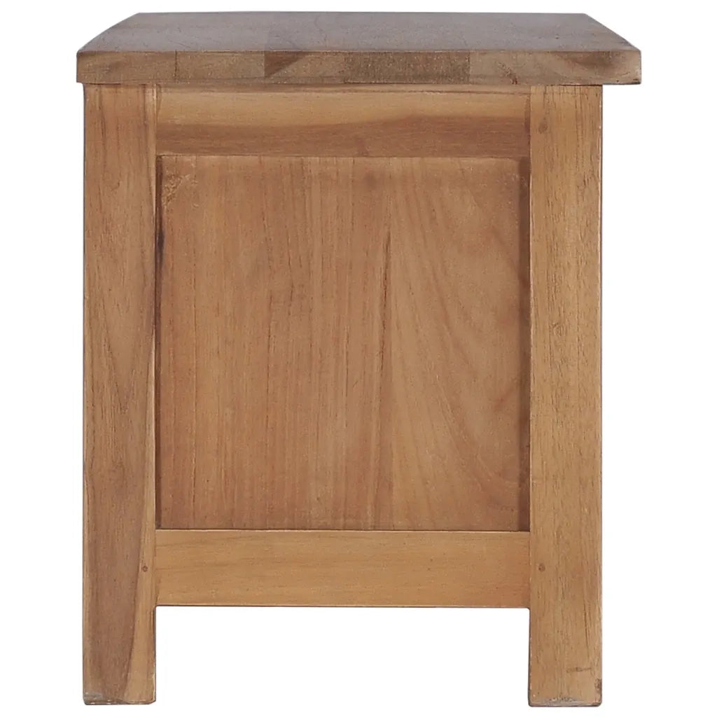 Mobile Porta TV 90x30x35 cm in Legno Massello di Teak cod mxl 33932