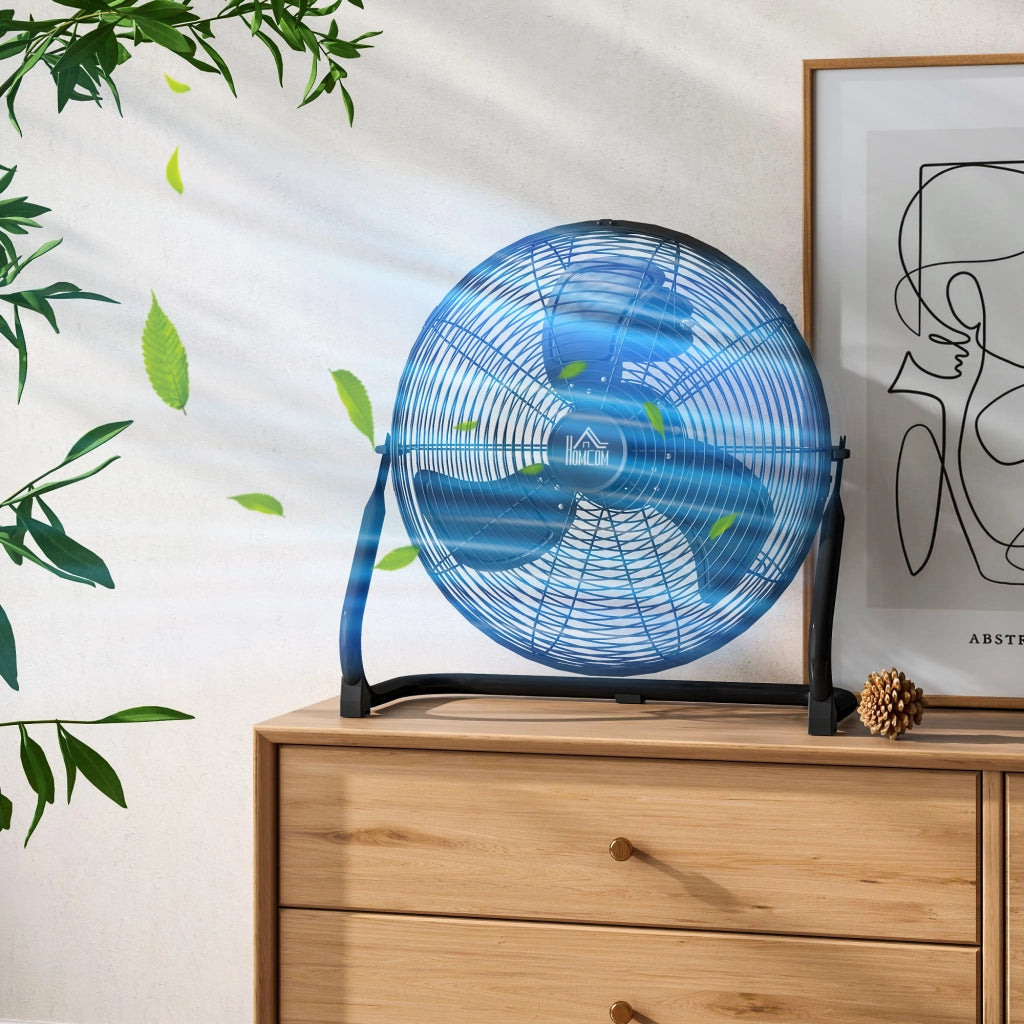 Ventilatore da Tavolo Elettrico ¨C zephmum ¨C Nero, Angolo Regolabile 120¡ã, 4 Velocit¨¤