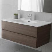 Lavabo consolle da appoggio LAV9100S in ceramica 1 vasca 101x46.5 cm. bianco lucido