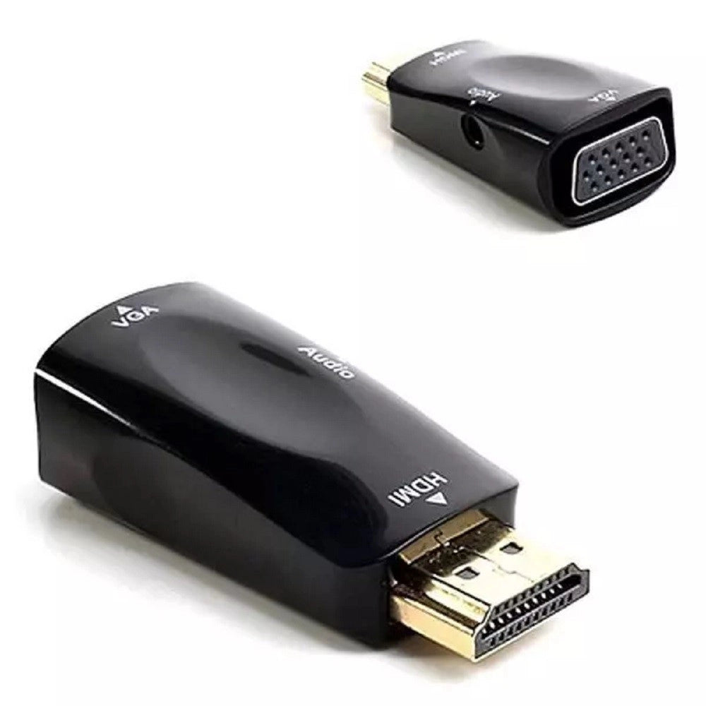 Trade Shop - Convertitore Adattatore Video Hdmi A Uscita Vga Interfaccia Cavo Audio Q-t122 -
