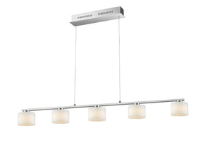 Lampada a Sospensione da Interno a LED in Metallo Nickel Opaco