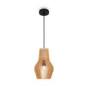 Maytoni Lampada a Sospensione Moderna Roots 1 Luce E27 40W Nero Metallo