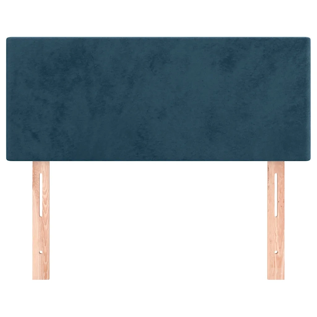 Testiera Blu scuro 90x5x78/88 cm in Tessuto