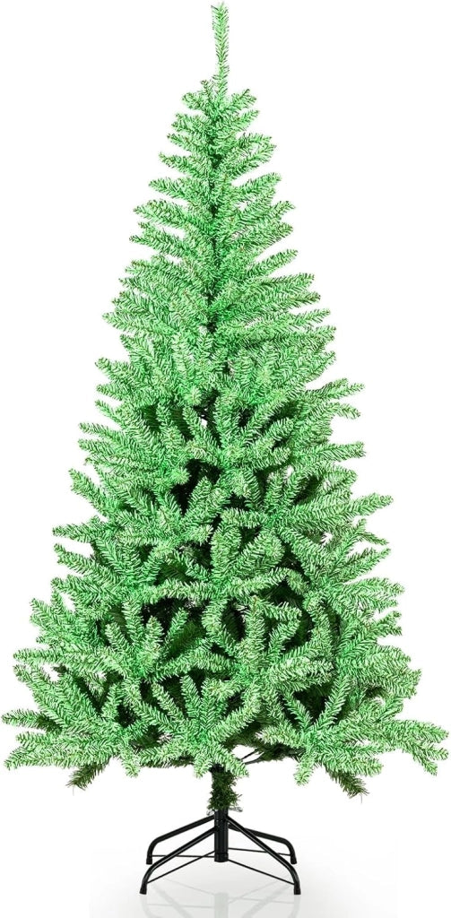 Albero di Natale artificiale 180 cm, luminoso al buio, albero di Natale artificiale con 692 punte di ramo, albero di Natale con supporto in metallo, albero decorativo Natale, albero di Natale