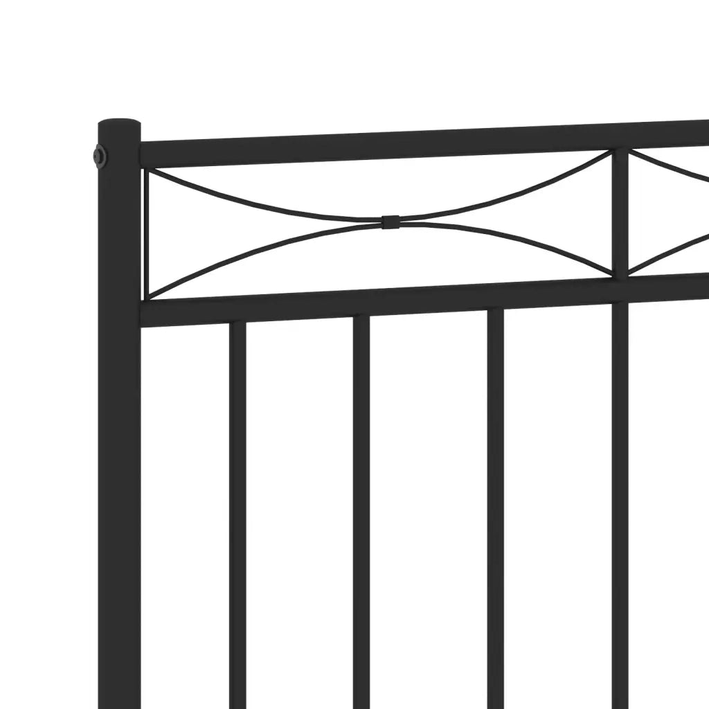 Testiera di Ricambio in Metallo Nero 75 cm 373717