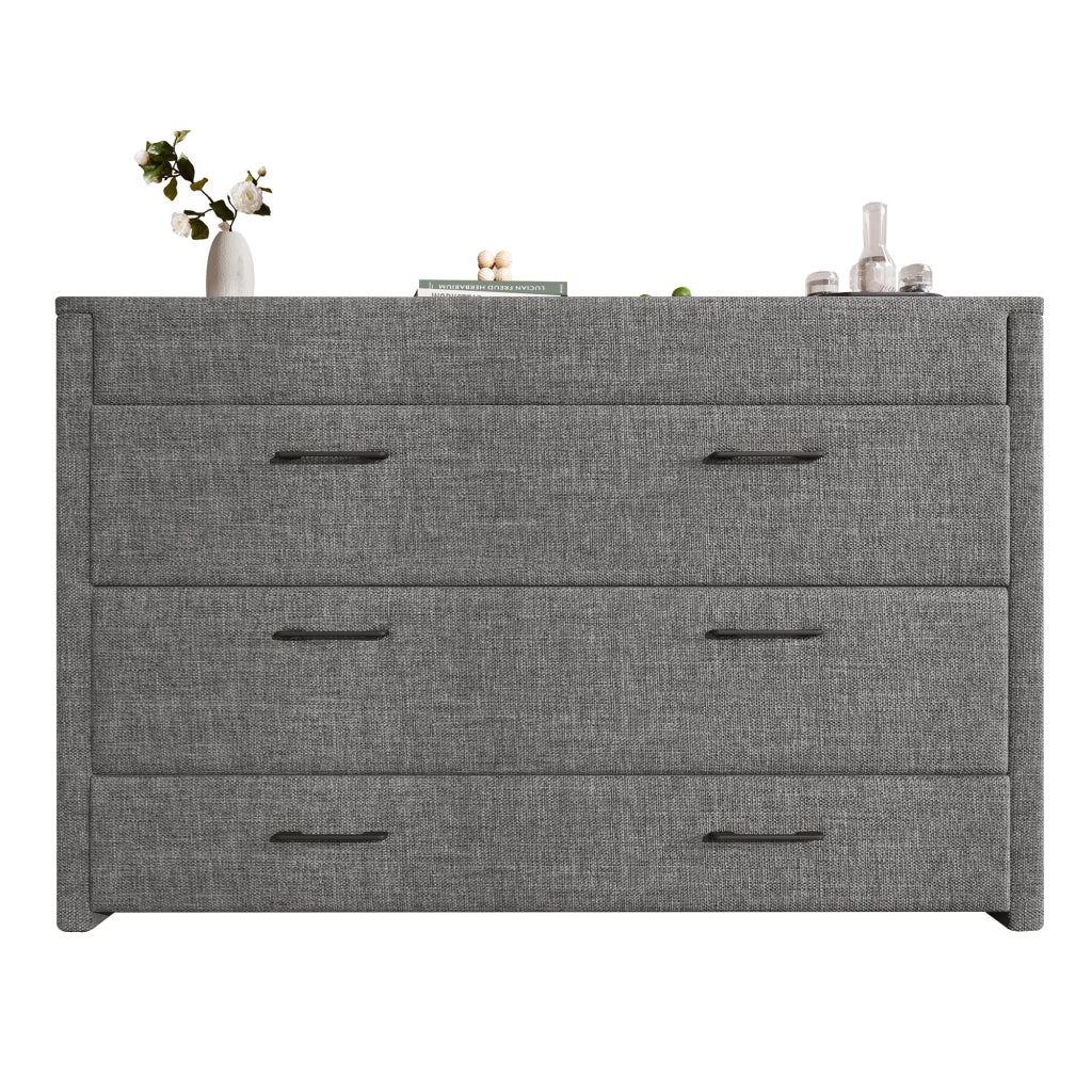 letto a scomparsa lino grigio 140 x 200 cm