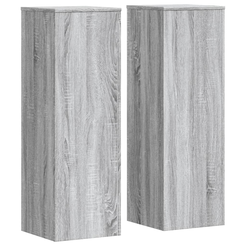 Portavasi mobili per fiori set da 2 legno ingegnerizzato Sonoma grigio 02_0045362