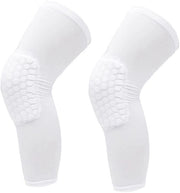 Protettore ginocchio unisex - Antiscivolo - Tessuto microfibra - Leggero - 2 pezzi - Per basket e sport all'aperto - Ginocchiere