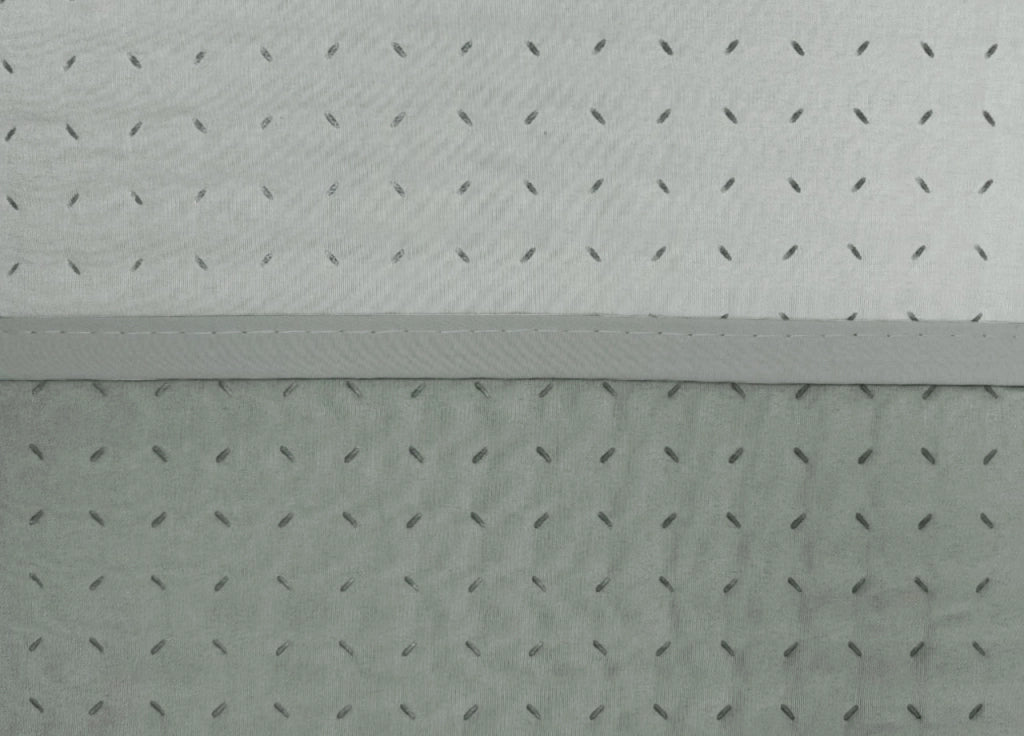 Quilt Trapuntino Estivo 100gr/mq Bicolor Double Face Tinta Unita Modello Cloe - Piazza E Mezza - Grigio