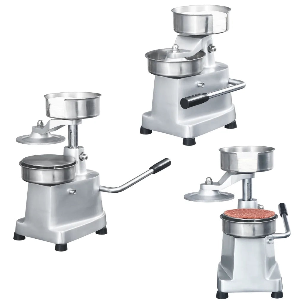 Pressa per Hamburger con 500 Fogli Carta Patty Alluminio 10 cm CFW4755350