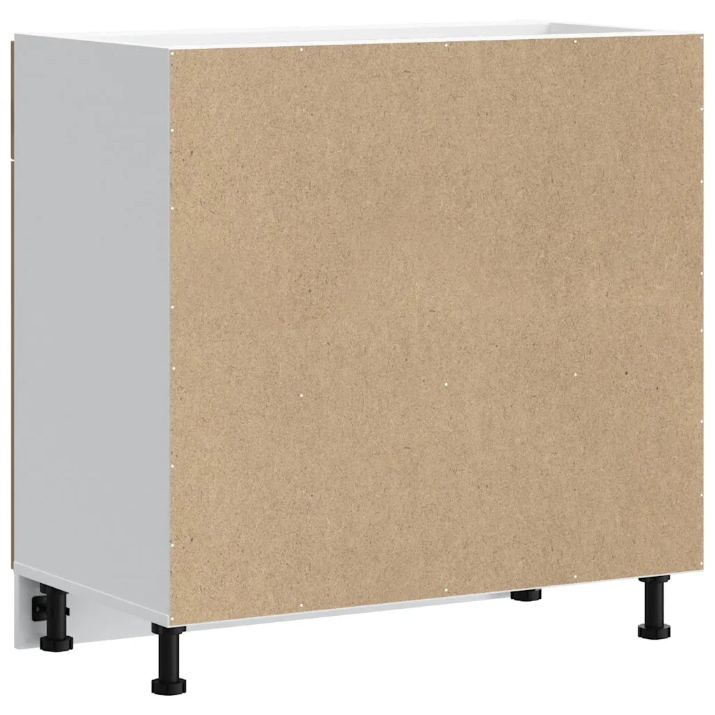 Base da Cucina Kalmar Rovere Artigianale in Legno Multistrato 853506