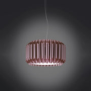 Sospensione Moderna Louise Polilux ® Pink Metal E Metallo Cromo 1 Luce E27