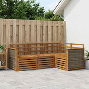 Set di divani da esterno 4 pz Poliestere 3384285