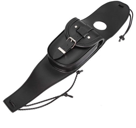 Tappo serbatoio carburante universale per motocicletta - Nero PU - Impermeabile - Resistenze ai danni - 3 mm di spessore - Borsa per motocicletta
