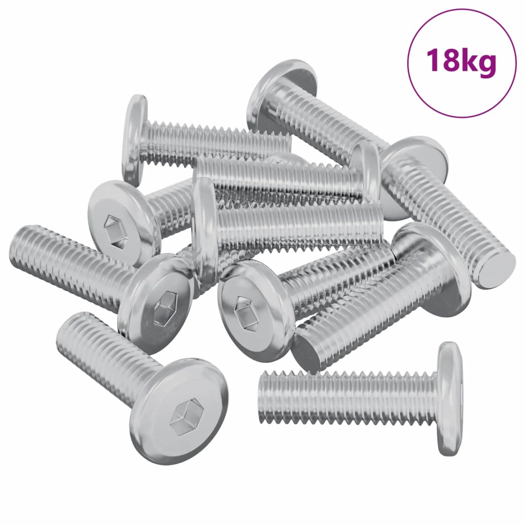 Vite 1593 pz Argento 8 x 25 mm Acciaio CFW7933025
