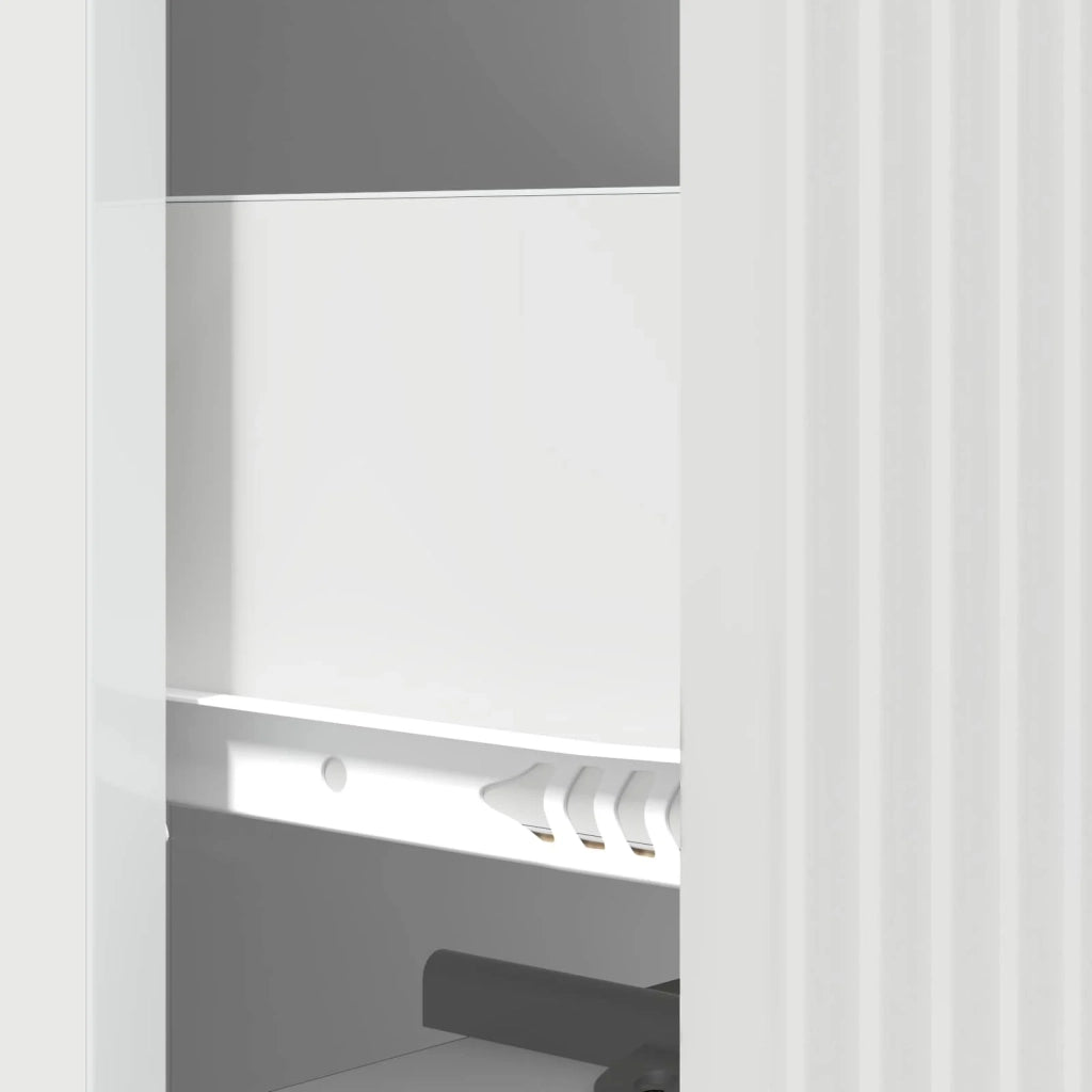 Mobile con Cassetti Bianco Lucido 33 x 34,5 x 90 cm 894619