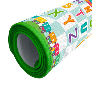 Tappeto Morbido per Bambini 150x120 cm Arrotolabile Multicolore