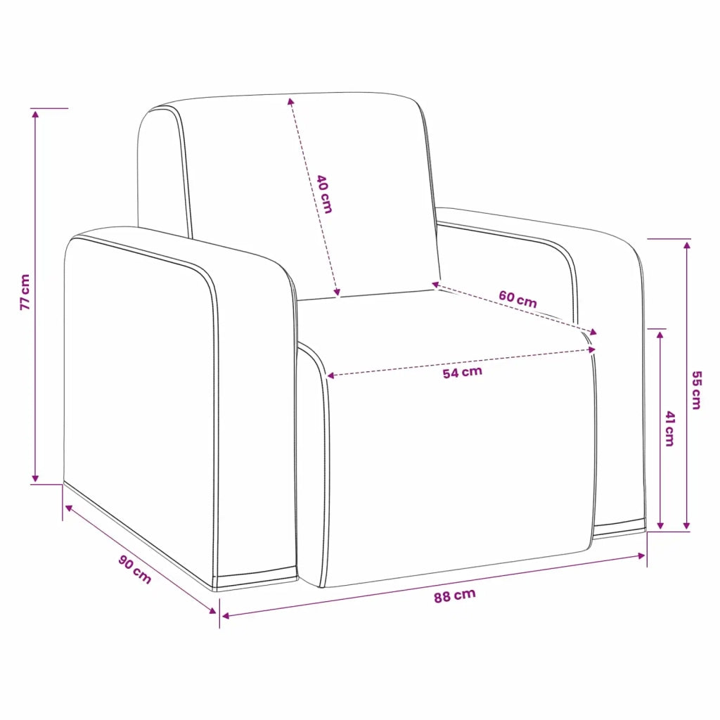 Poltrona-Divano Sedia-Poltroncina Grigio Scuro Boucl¨¦ 823018
