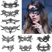Maschera Premium a Laccio per Donne - Stile Veneziano - Maschera da Halloween e Carnevale - Maschera da Costume con Laccio - 10 pezzi
