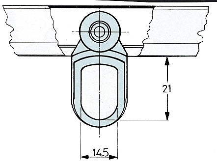 SC CARRELLO A 2 RUOTE ART.903 (PZ.2)- OMGE- 1,0 pz
