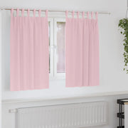 Tende Blackout con Anelli 2 pcs Rosa baby 140 x 140 cm 4107628