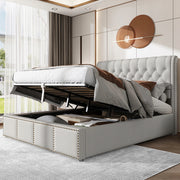Letto Matrimoniale - Xylo - 140x190cm - Cotone-Lino - Idraulico, Rivetti