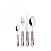 OXFORD Ghiera Argento Anticato, Posate Set 24 pz, Scatola