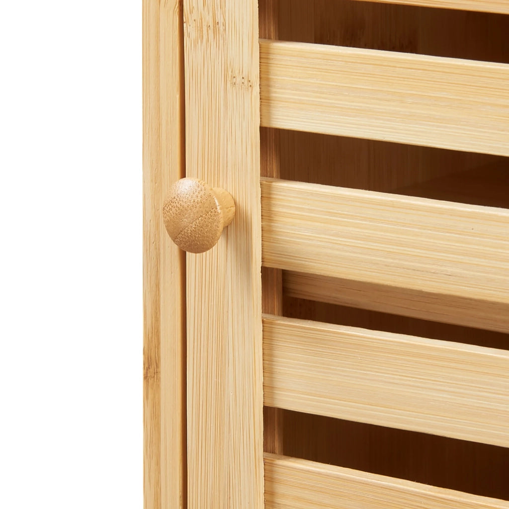 Mobiletto/scaffale da parete per bagno 60 x 40 x 20 cm bambù naturale 03_0008891