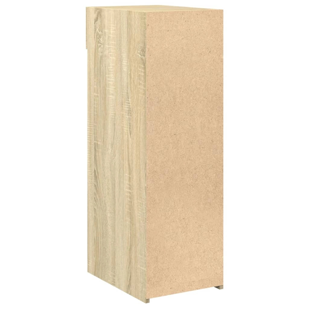 Buffet credenza cassettiera mobiletto mobile contenitore organizer cucina soggiorno rovere Sonoma 30 x 42,5 x 93 cm legno ingegnerizzato marrone 02_0031505