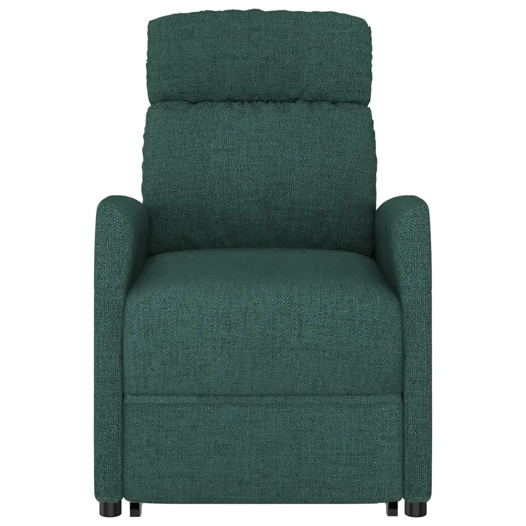 Poltrona Alzapersona Reclinabile Verde Scuro in Tessuto cod mxl 26271